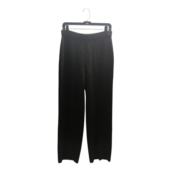 St John Collection Pants Women's Size 10 Brown Marie Gray Santana Knit